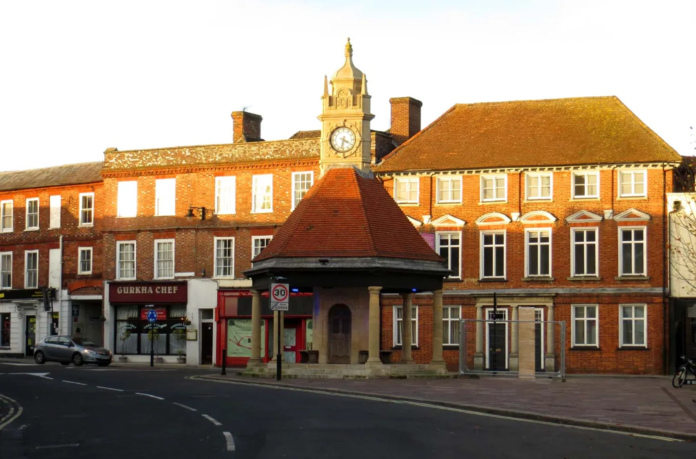 The Clock House on The Broadway, at the northern end of Newbury town centre