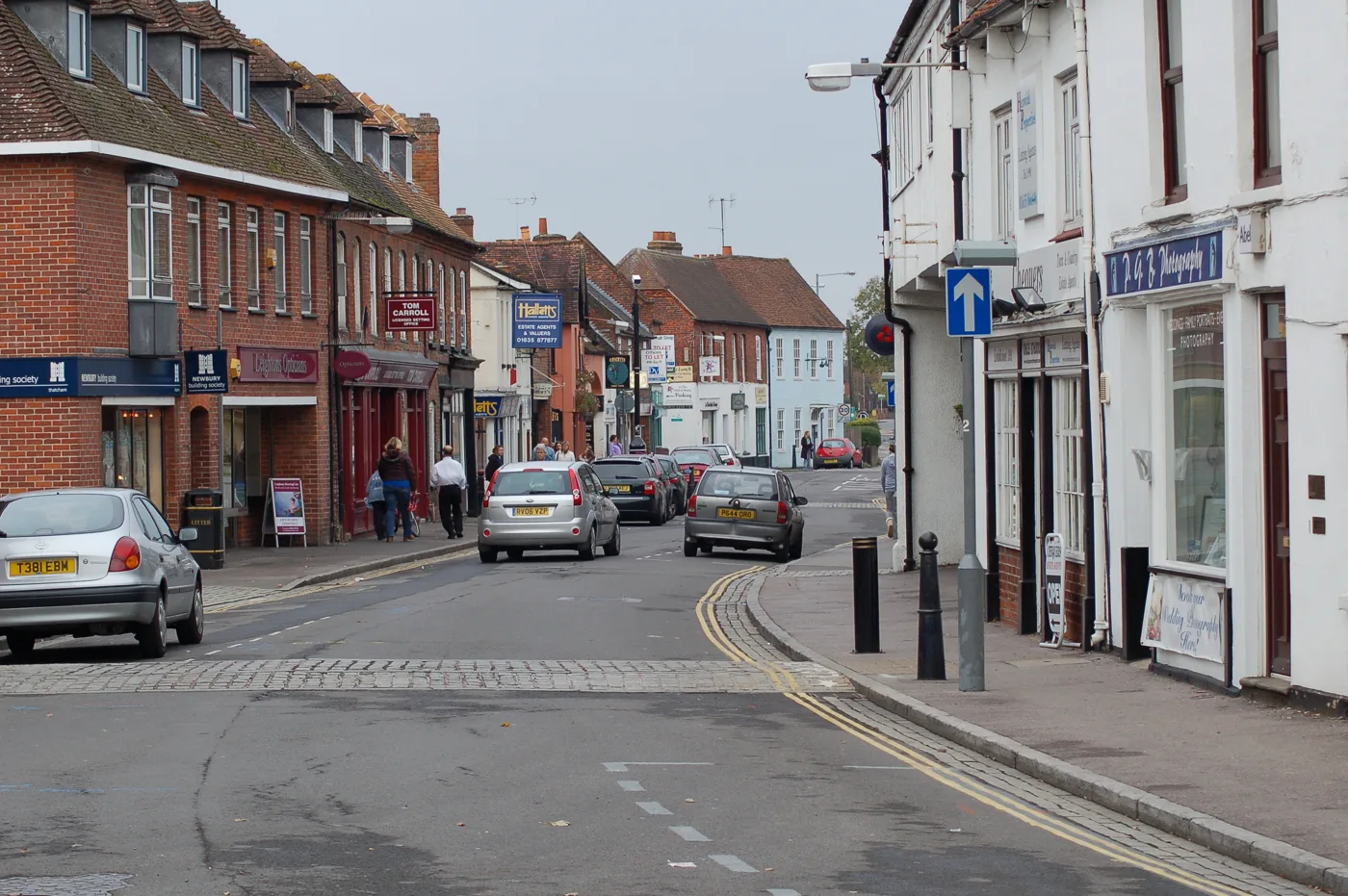 Thatcham High Street, which closes to traffic for the festival's opening street party on Saturday 10 October.